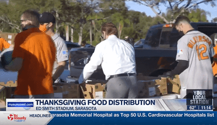 helping hands, food distribution