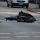 motorcycle, accident, road