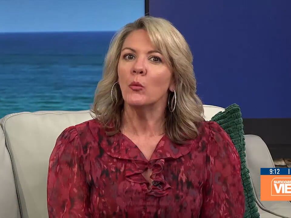 A woman in the news