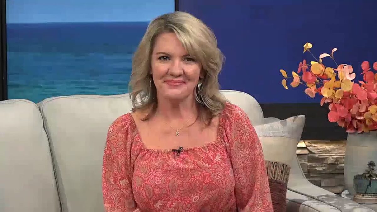 A woman in the news