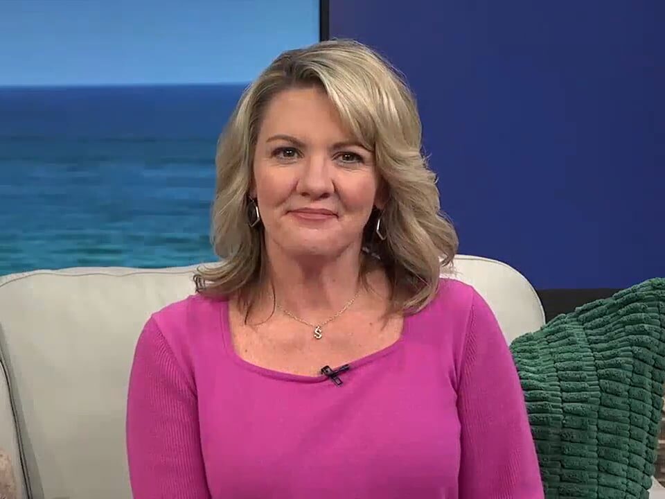 A woman on the news