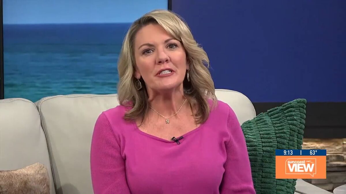A woman in the news