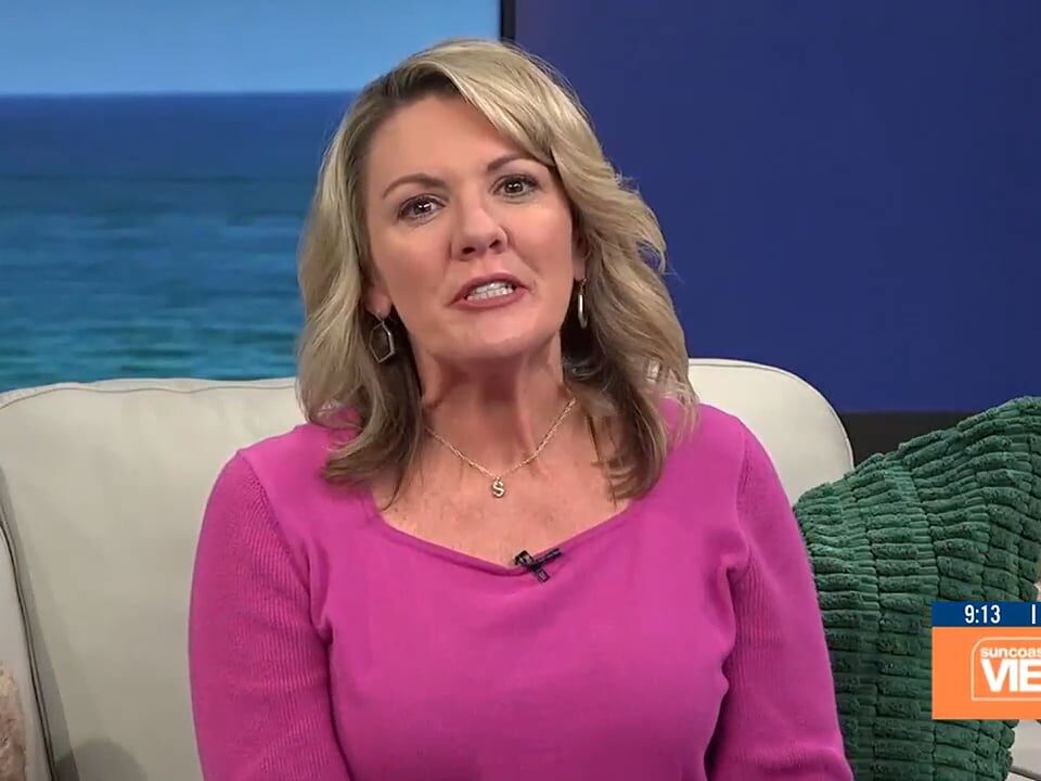 A woman in the news