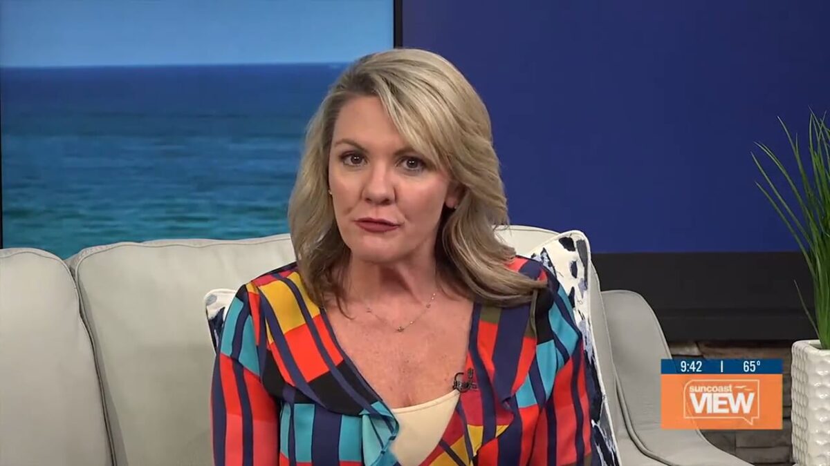 A woman in the news