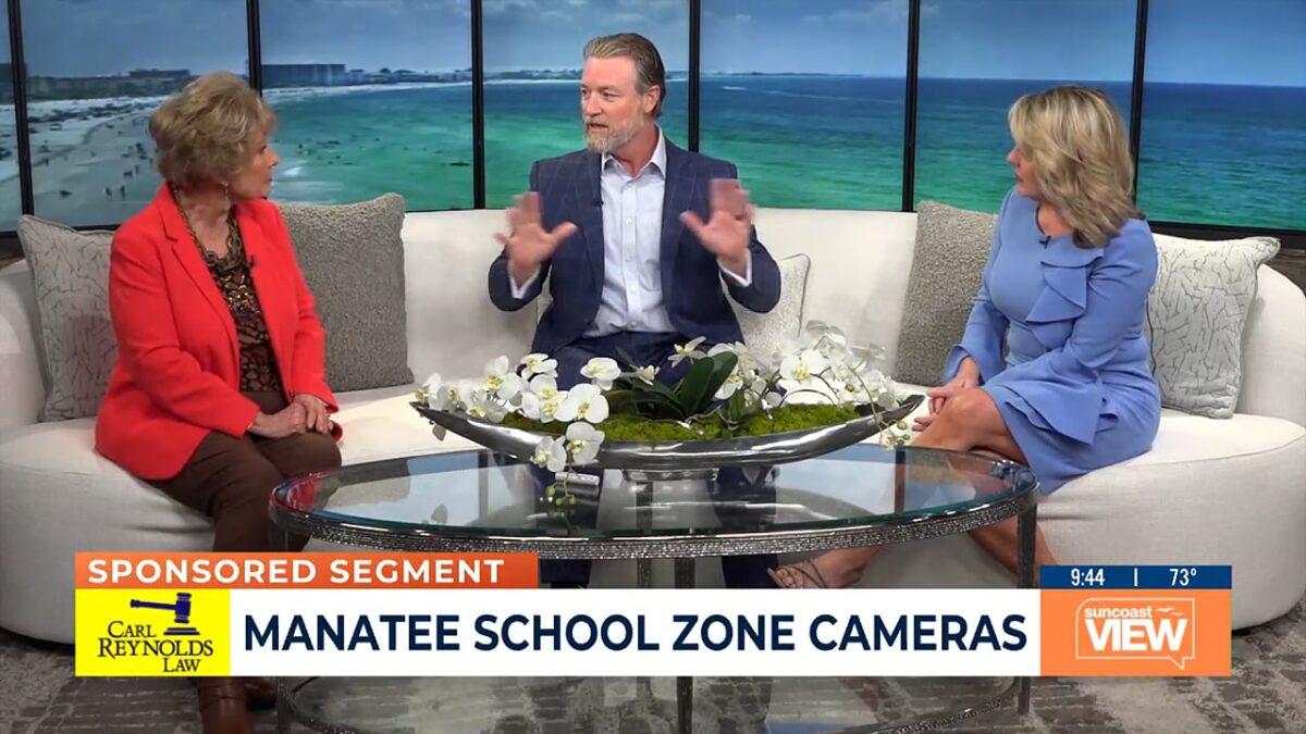 A group of people on the news