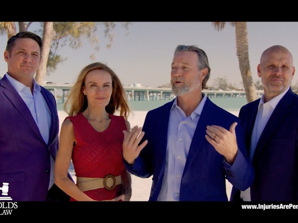Some people on a beach