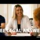 Some lawyers meeting with a woman