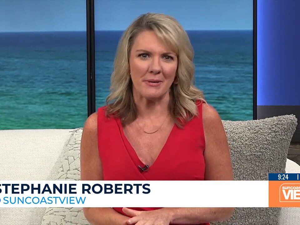 A woman on the news