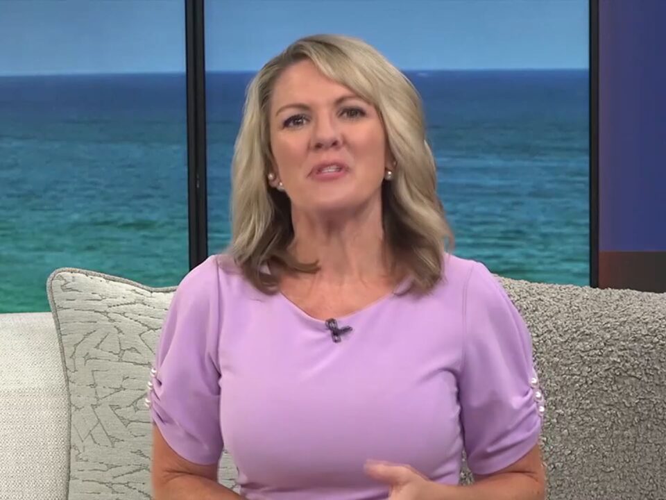 a woman on the news