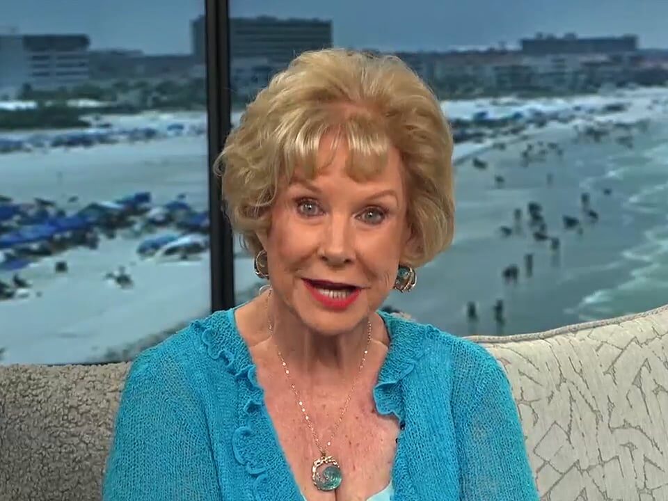 A woman on the news