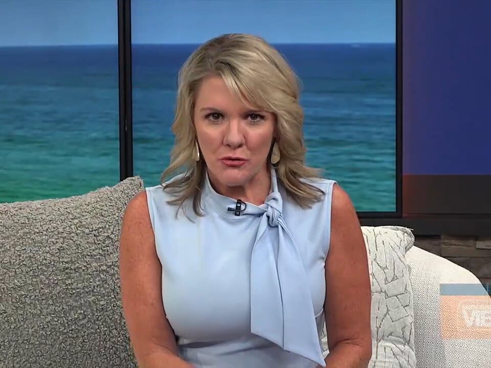 A woman on the news