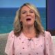 A woman on the news