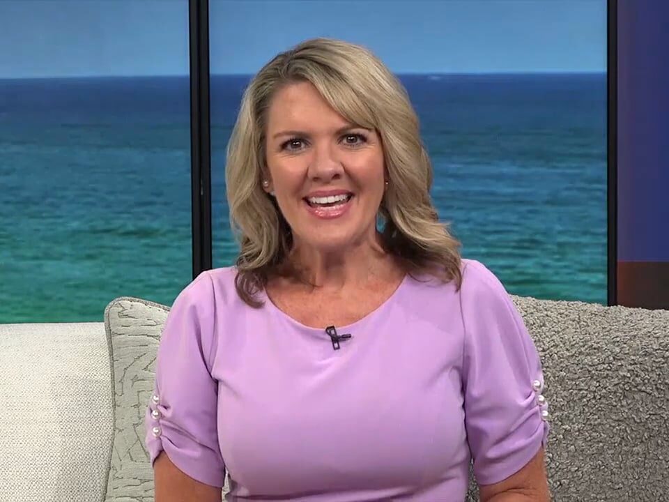 A woman on the news