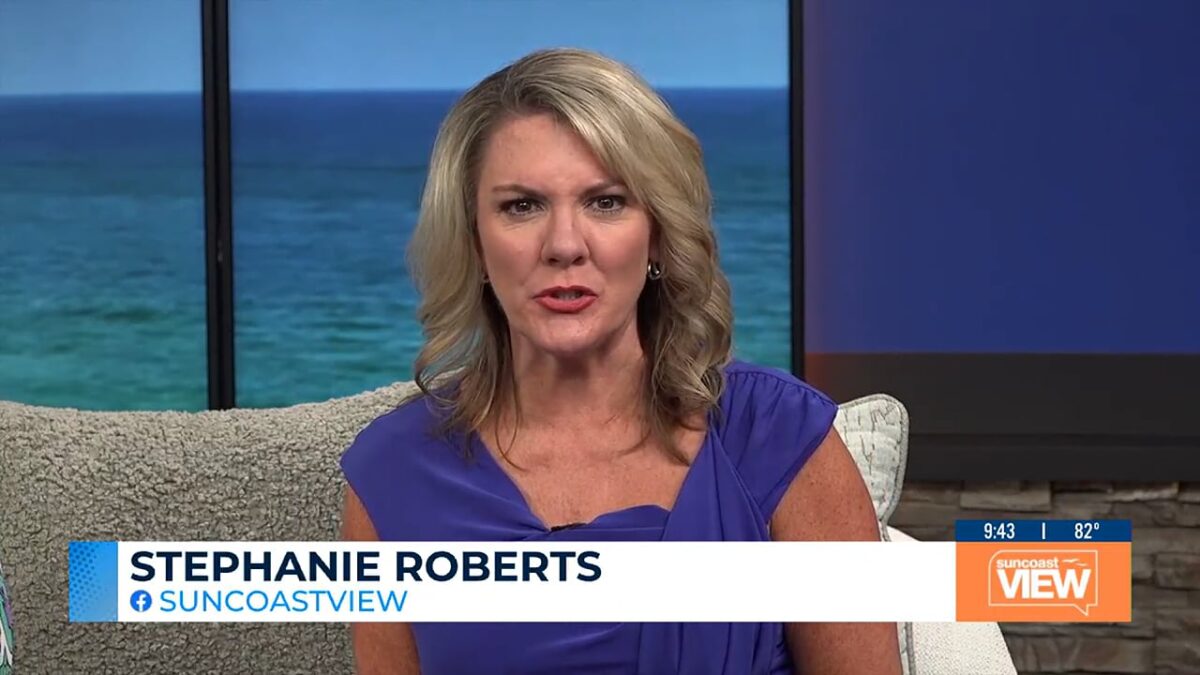 Woman on the news