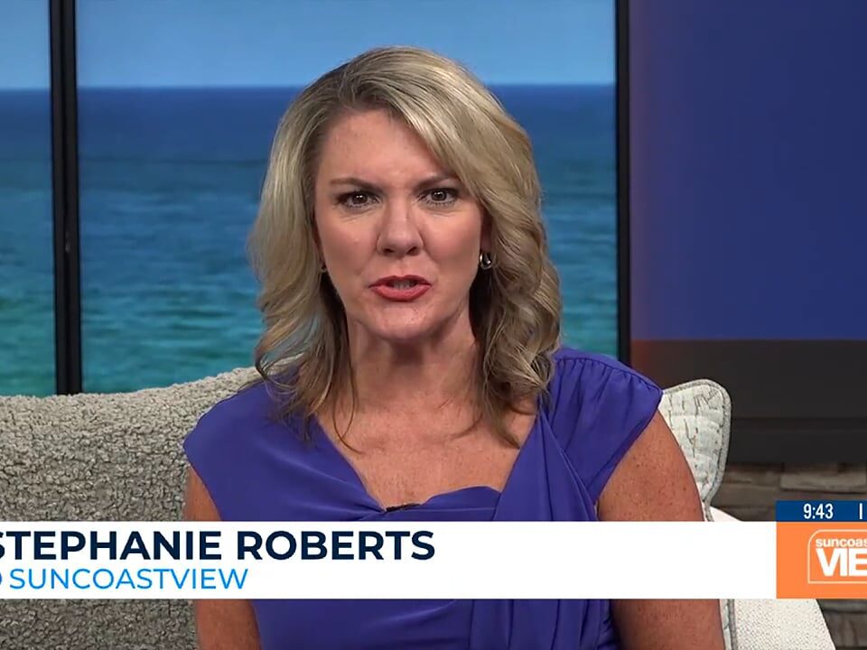 Woman on the news